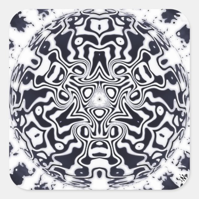 Birth (BHB) Quadratischer Aufkleber (Vorderseite)