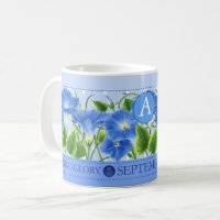 Birth Blume und Gem September Klassische Tasse