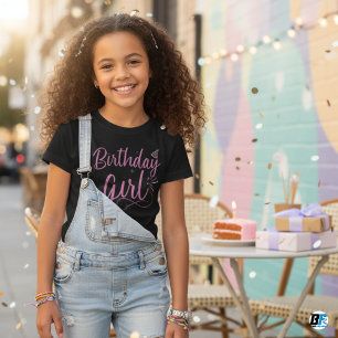 Birth Day Girl - Pink Style Attractive T-Shirt