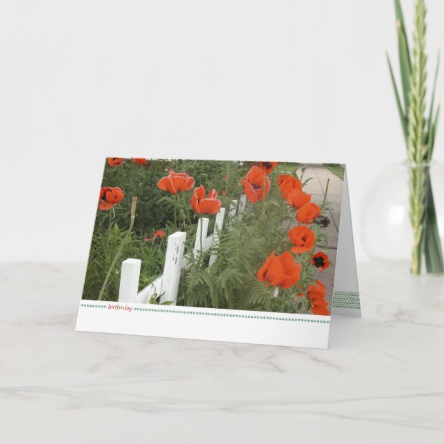 birth*day karte (Vorderseite)