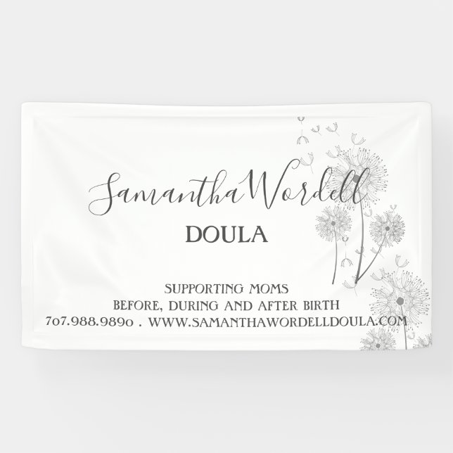 Birth Doula Midfrau Kindergeburtskutschin Banner (Horizontal)