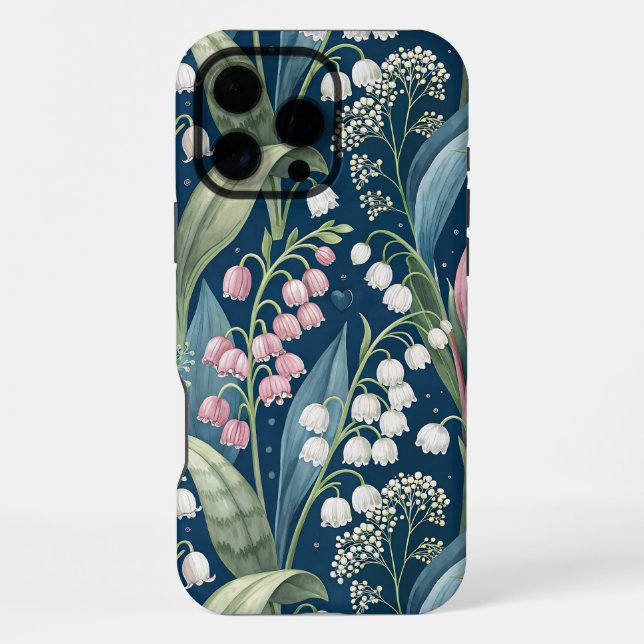 Birth Flower Botanical Design iPhone Hülle (Rückseite)