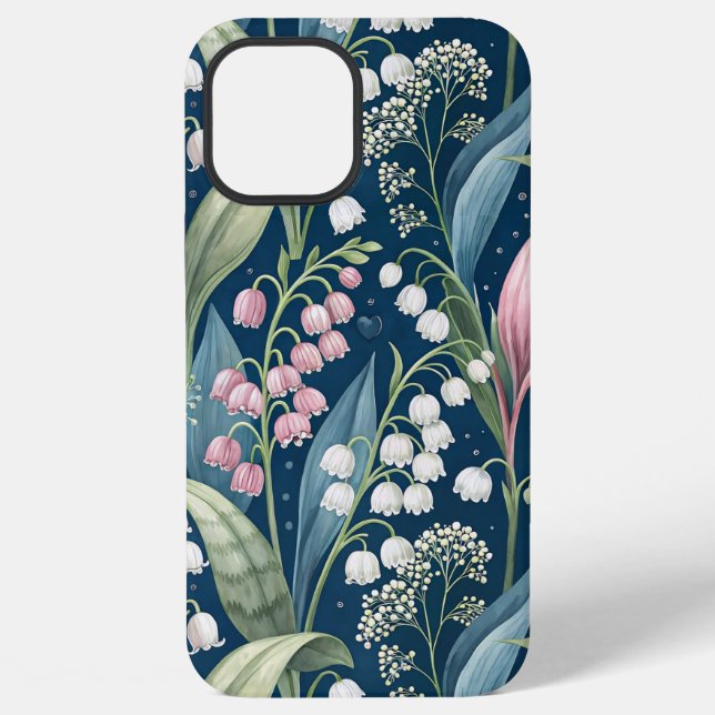 Birth Flower Botanical Design iPhone Hülle (Rückseite)