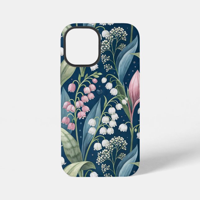Birth Flower Botanical Design iPhone Hülle (Rückseite)