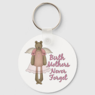 Birth Mütter vergessen nie Teddy Bären Design Schlüsselanhänger
