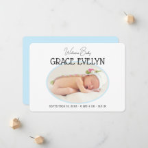 Birth New Baby Simple Foto Flat