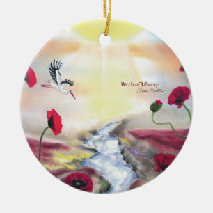 Birth of Liberty Keramik Ornament