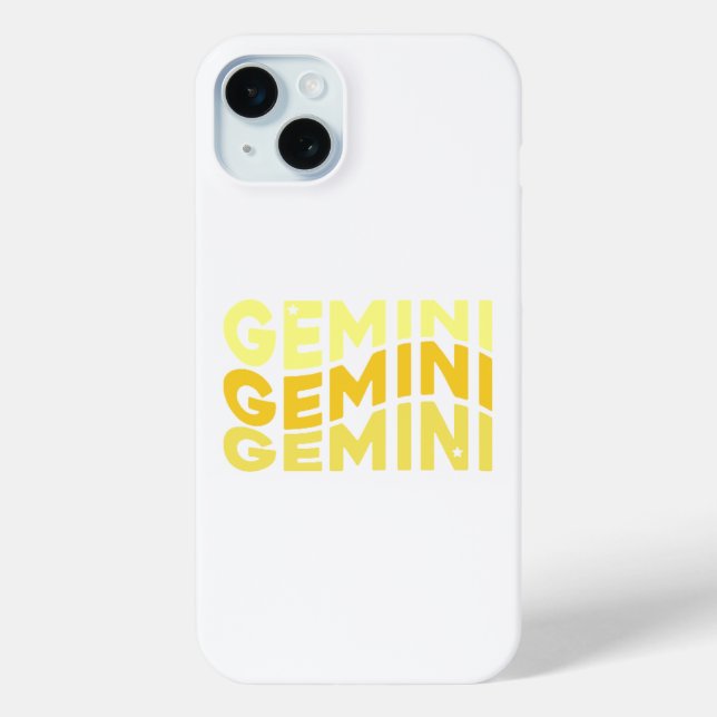 Birth Sign Gemini Case-Mate iPhone Hülle (Rückseite)
