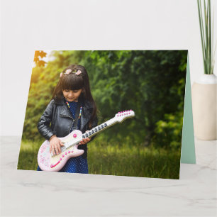 BIRTHDAD kleine Gitarre Freund GREETING CARD Karte