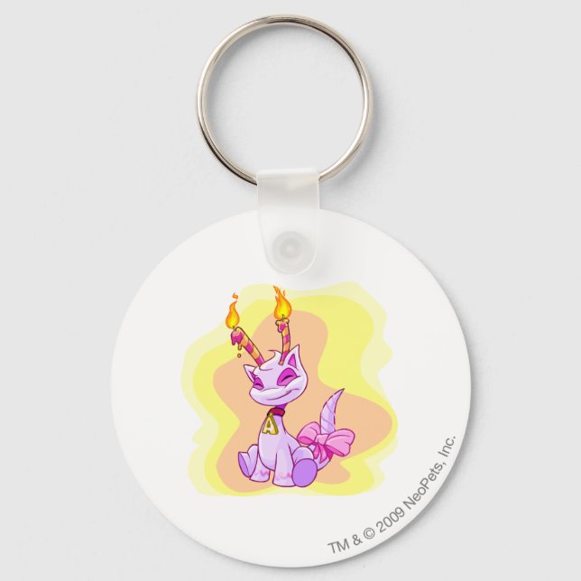 Birthday Aisha Schlüsselanhänger (Vorderseite)