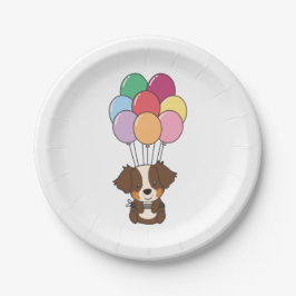 Birthday Animal Niedlich Australian Shepherd Birth Pappteller