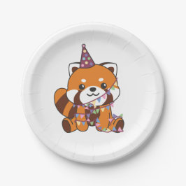 Birthday Animal Niedlich Red Panda Kindergeburtsta Pappteller