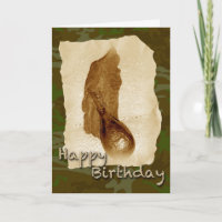 Birthday Antique Leather Pulver Flasche