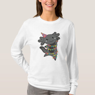 Birthday Axolotl Garland T-Shirt