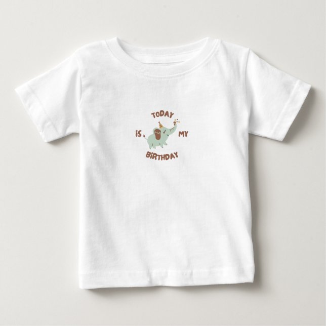 birthday baby t-shirt (Vorderseite)