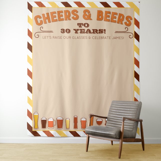 Birthday Backdrop Foto Stand Wandteppich (Beispiel)