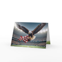 Birthday Bald Adler mit Fußball