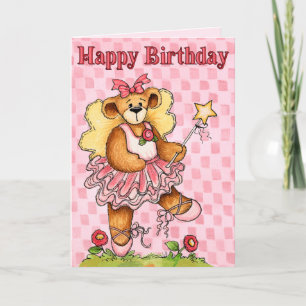 Birthday Ballerina Karte