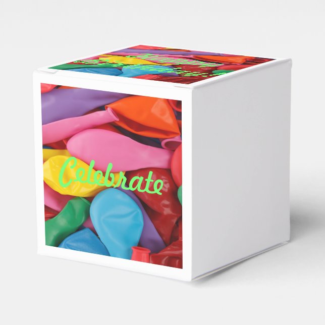 Birthday Balloon Box! Geschenkschachtel (Vorderseite)