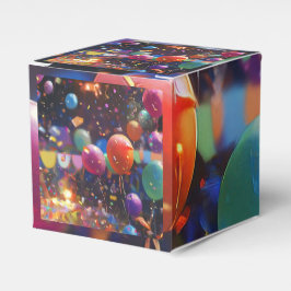 Birthday Balloon Geschenkboxen - Cube Shape Geschenkschachtel