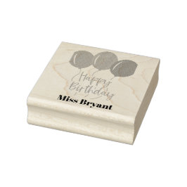 Birthday Balloon Gummistempel