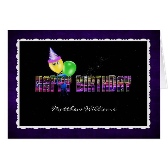 Birthday Balloons (Vorderseite (Horizontal))