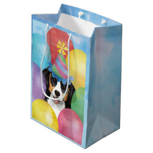 Birthday Balloons Berner Medium Geschenktasche Mittlere Geschenktüte