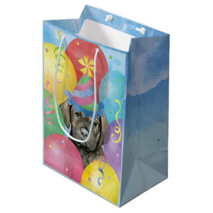 Birthday Balloons Cane Corso Mittlere Geschenktasc Geschenktüte