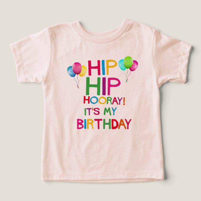 Birthday Balloons farbenfroh (Design Vorderseite)