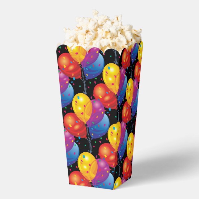 Birthday Balloons Gefallen Box Geschenkschachtel (Geplatzt)