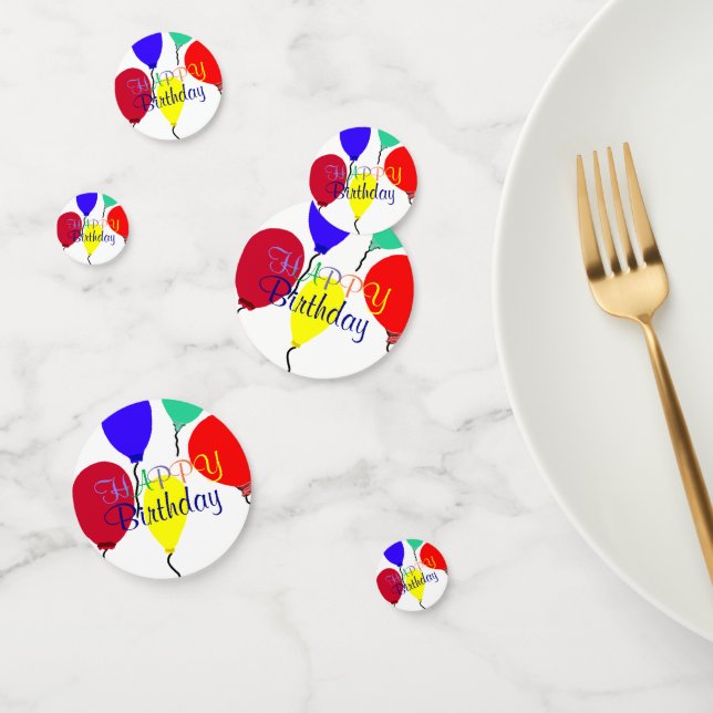 Birthday Balloons Konfetti (Gruppe)