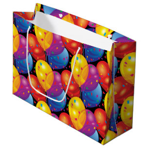Birthday Balloons Papier Geschenktasche Große Geschenktüte