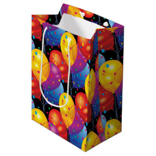 Birthday Balloons Papier Geschenktasche Mittlere Geschenktüte