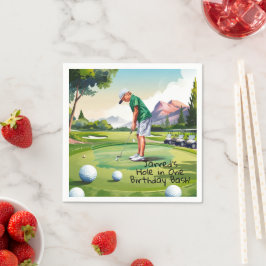 Birthday Bash auf dem Grünen Serviette