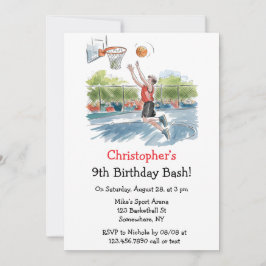 Birthday Bash: Hoops und Hype Einladung