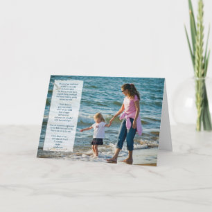 Birthday Beach Walk für Großtochter Karte