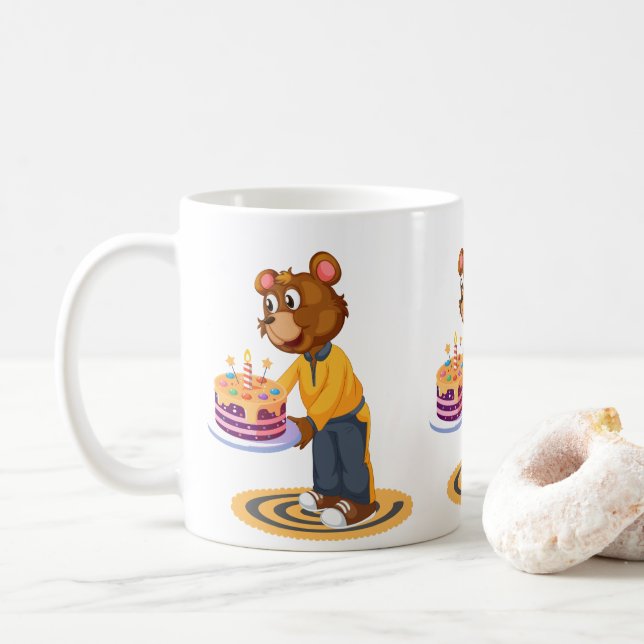Birthday Bear Surprise Kaffeetasse (Mit Donut)
