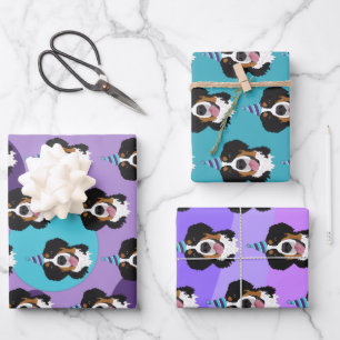 Birthday Bernese Mountain Dog  Geschenkpapier Set