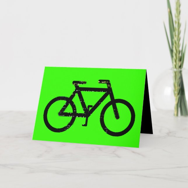 Birthday Biker Typ Card Karte (Vorderseite)