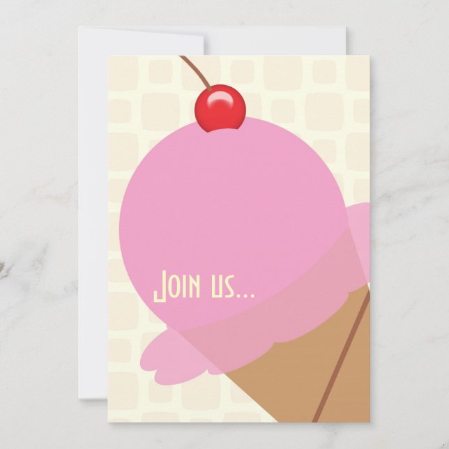 Birthday Blaseneis Party Einladung (Vorderseite)