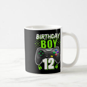 Birthday Boy 12 Video Game Controller Gamer 12. B Kaffeetasse