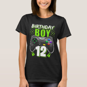 Birthday Boy 12 Video Game Controller Gamer 12. B T-Shirt