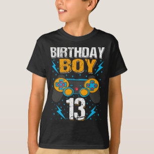 Birthday Boy 13 Video Game Controller Gamer 13. B T-Shirt