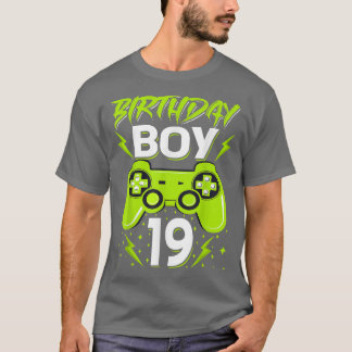 Birthday Boy 19 Video Game Controller Gamer 19. B T-Shirt