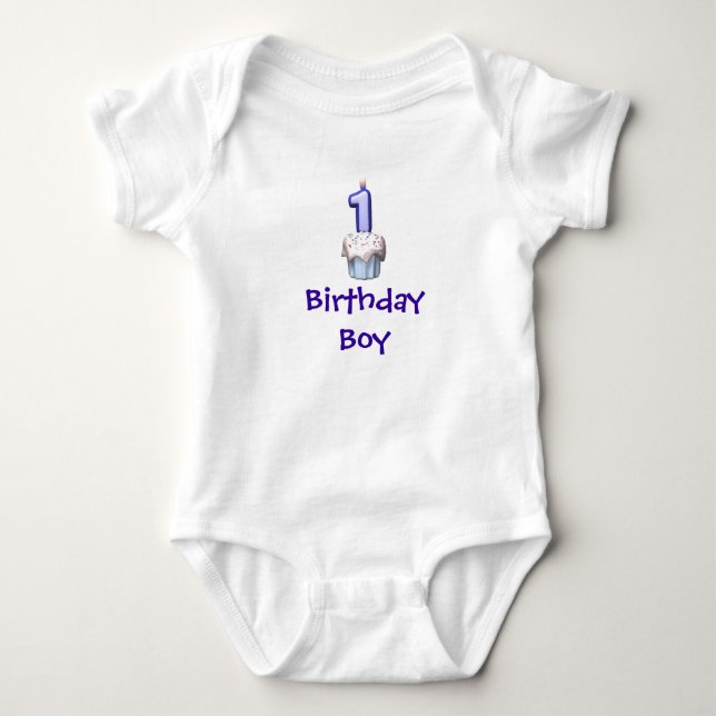 Birthday Boy 1 Baby Strampler (Vorderseite)