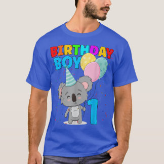 Birthday Boy 1. Koala Bär 1 Jahre alt Themed Koa T-Shirt