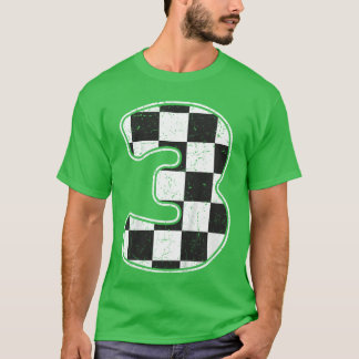 Birthday Boy 3 Three Race 3. Geburtstagsrennen T-Shirt