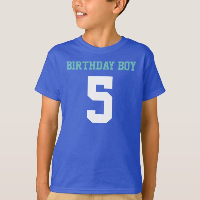 Birthday Boy 5 T-Shirt (Vorderseite)