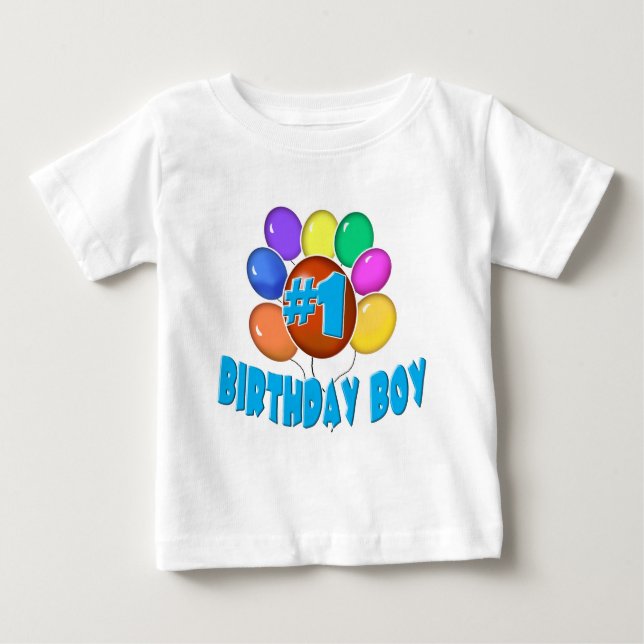 Birthday Boy Baby T-shirt (Vorderseite)
