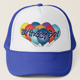 Birthday Boy Balloons Hat Truckerkappe